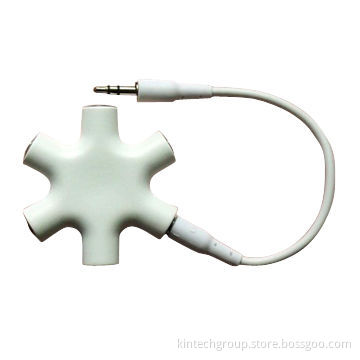 Headphone Splitter for iPhone and iPod, Customized Logos and Colors are Accepted